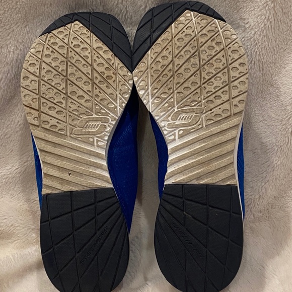 Skechers Skech-Knit Infinity Memory Foam Infinity Running Shoes Blue Pink Sz 9 - Picture 11 of 11